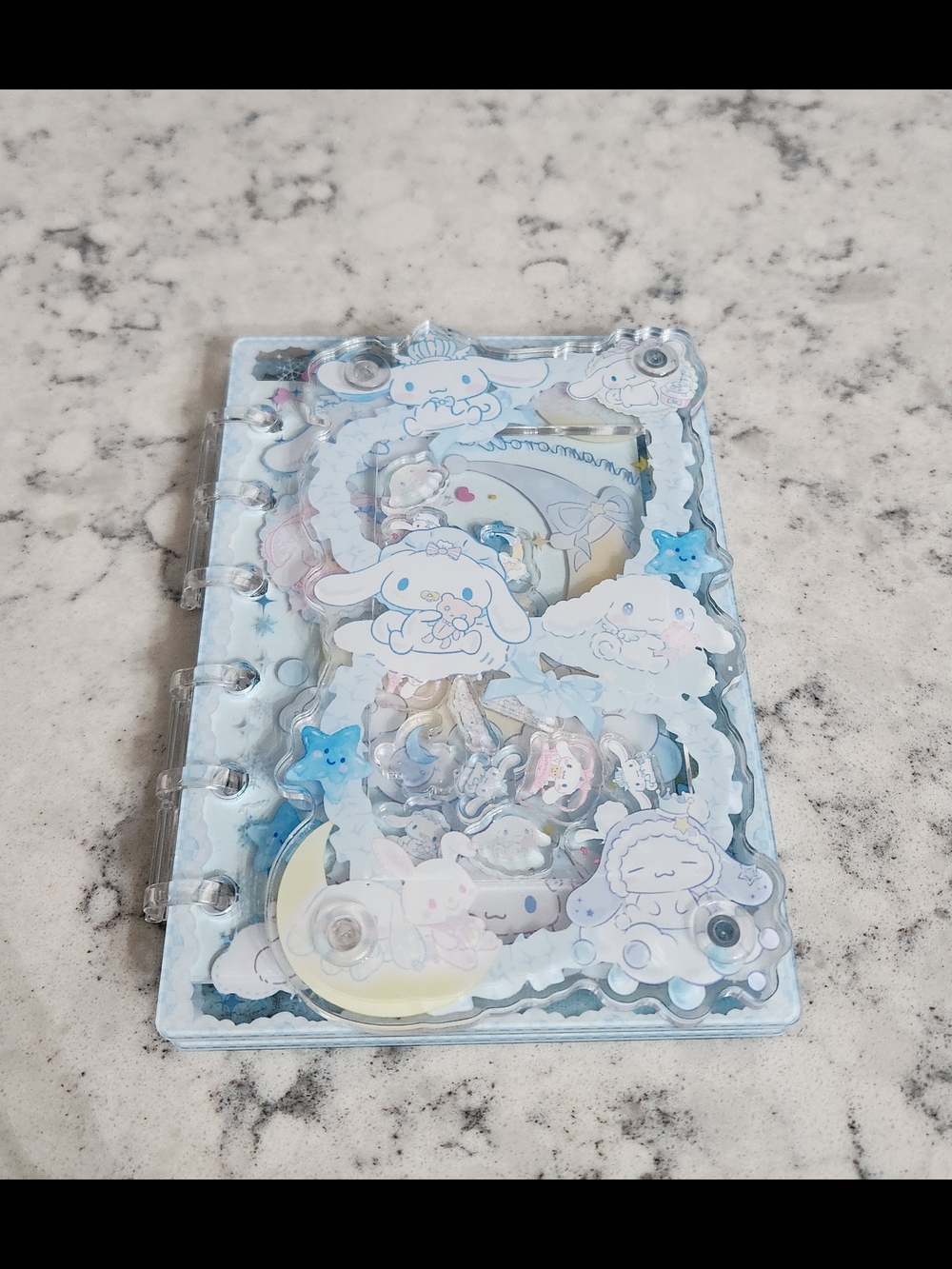 New!! Cinnamon Roll A7 Shaker Notebook